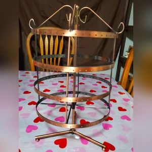 Rotating earring holder